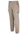 STRETCH CARGO PANTS - Elasticated Cuff Hem | Cotton